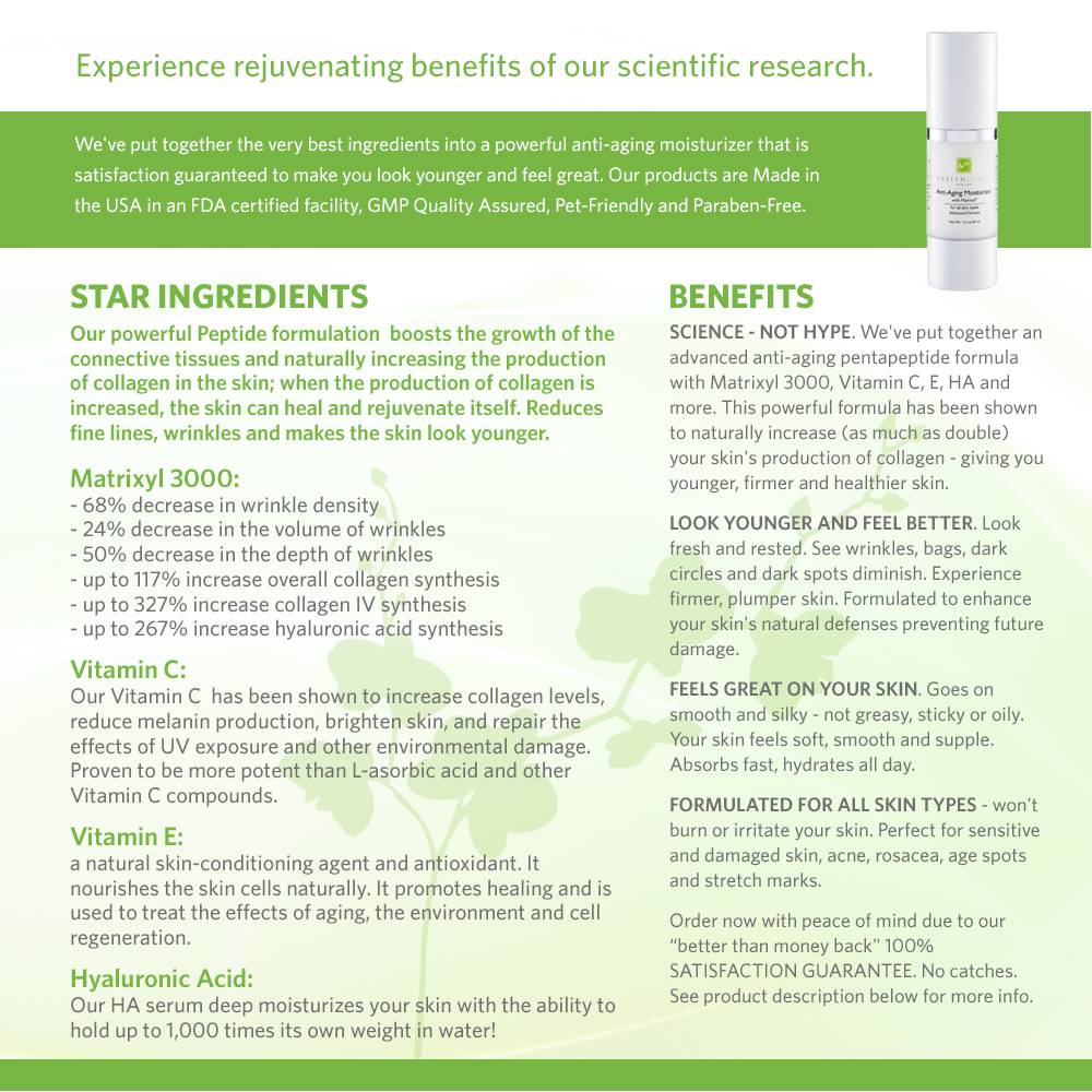 Anti-Aging Moisturizer with Matrixyl 3000